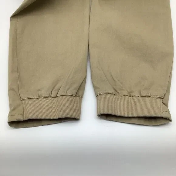 Hudson Jeans Mens Tailored Fit Jogger Twill Chino Pants‎ Tan Size 32 x 29 NWT